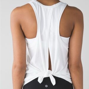 Lululemon All Tied Up Tank White 4